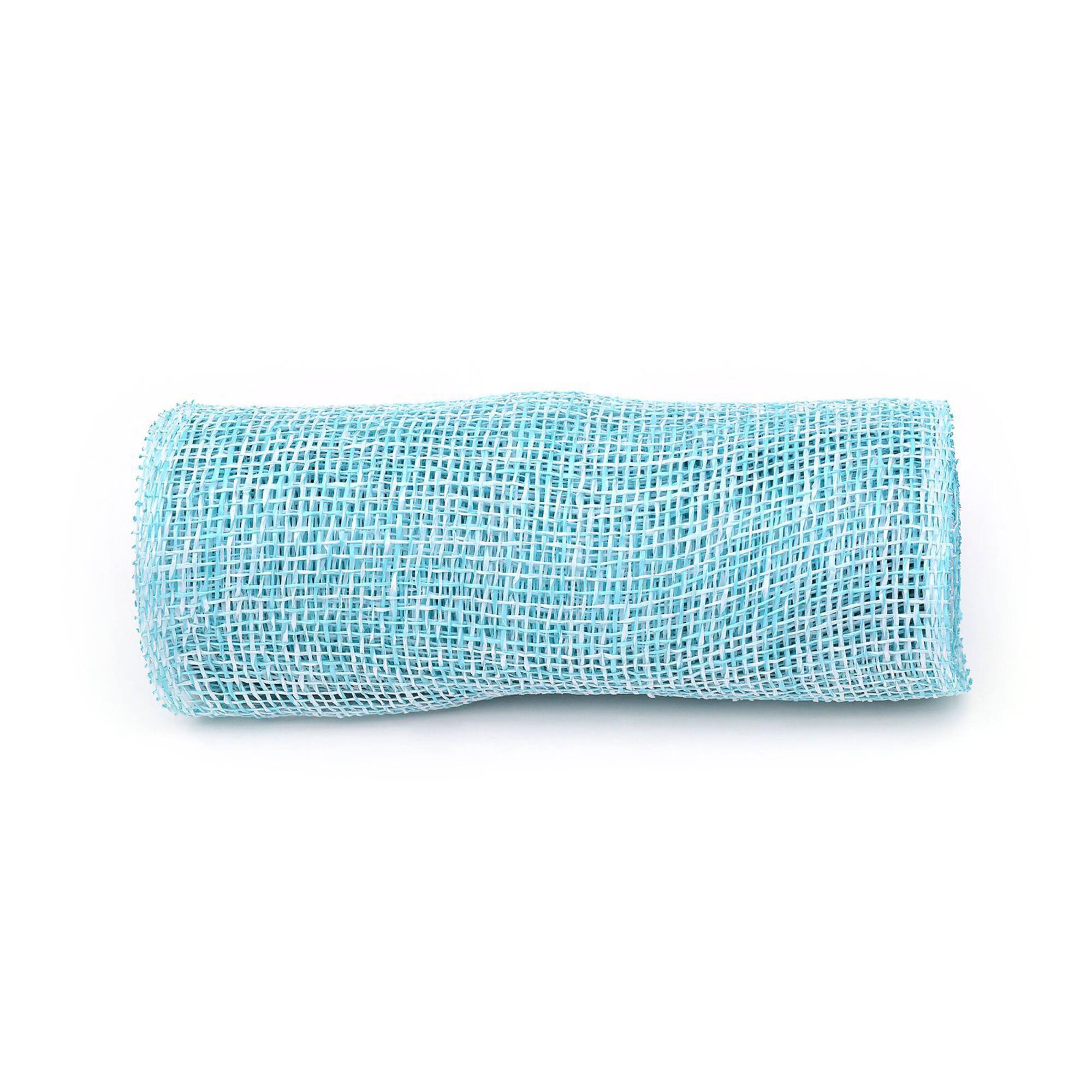 10" x 19ft. Light Blue & White Window Poly Burlap Mesh by Celebrate It™